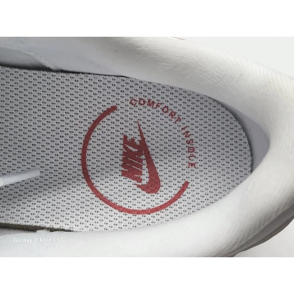 Nike Air Max SC Womens Size 6 White Black Red Athletic Shoes FJ3242 100‎